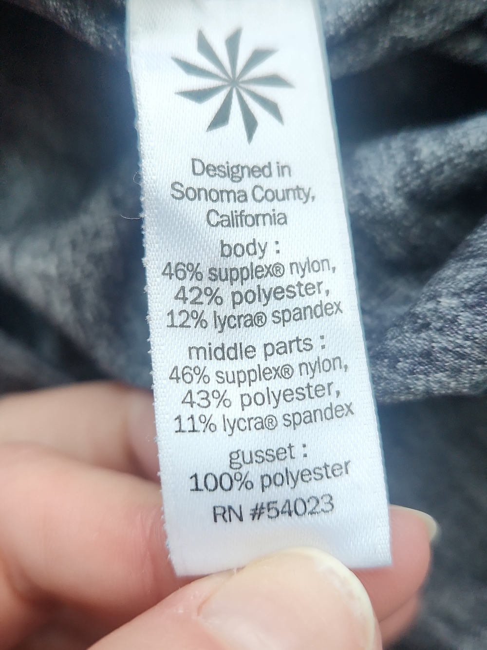 Athleta gray jogger leggings with pockets Size Medium - Picture 3 of 6